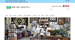 Desktop Screenshot of bigskyquilts.com