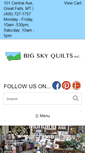 Mobile Screenshot of bigskyquilts.com