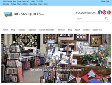 Tablet Screenshot of bigskyquilts.com